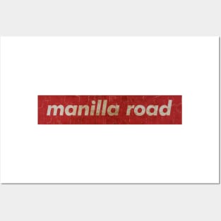 Manilla Road - SIMPLE RED VINTAGE Posters and Art